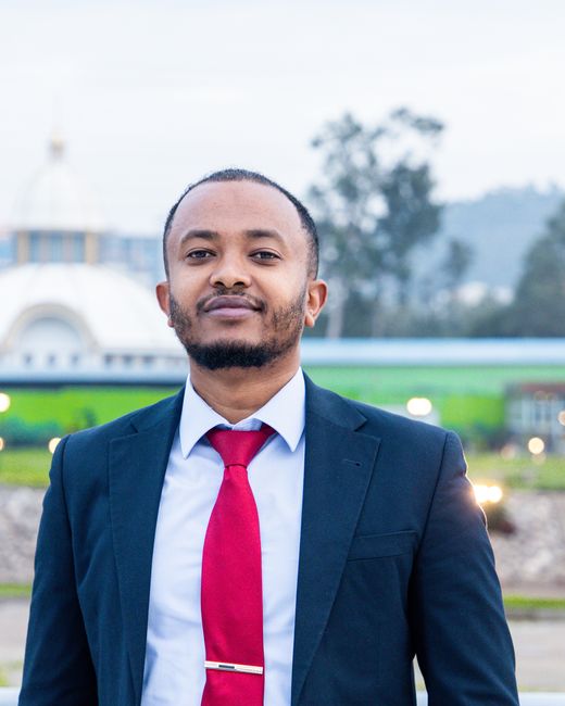 Teshome Girma outdoors in Addis Ababa, daytime